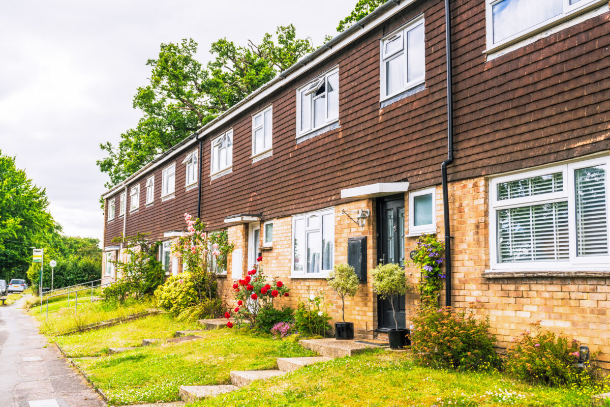 English terraced houses